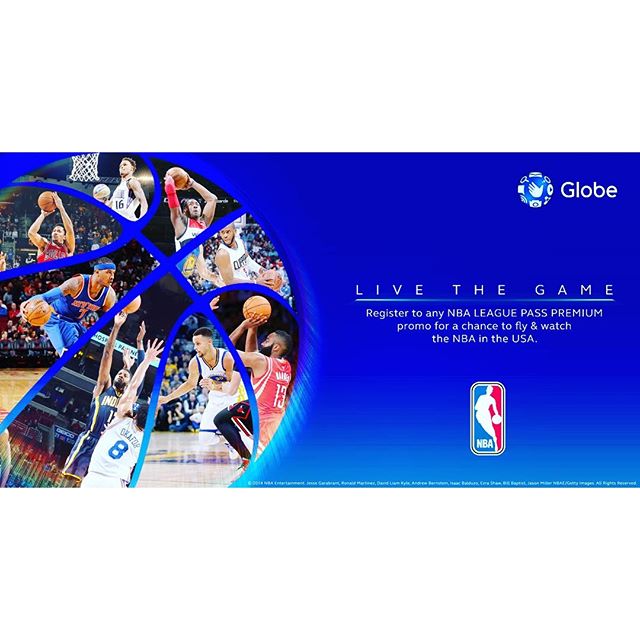 Like NBA??? Get a chance to FLY out to USA & watch your favorite NBA players live: http://bit.ly/GlobePHNBAraffle! ;) #GlobePHNBA 🏻
