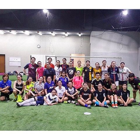 Ladies OPEN PLAY with Fuego España every Tuesday 8-12mn!!!️🏻 All levels of experience welcome!  Call Nikka +63 917 595 2883 for inquiries or reservations :) #spartanresolution #thisisspartaph #openplay #fifa #fitness