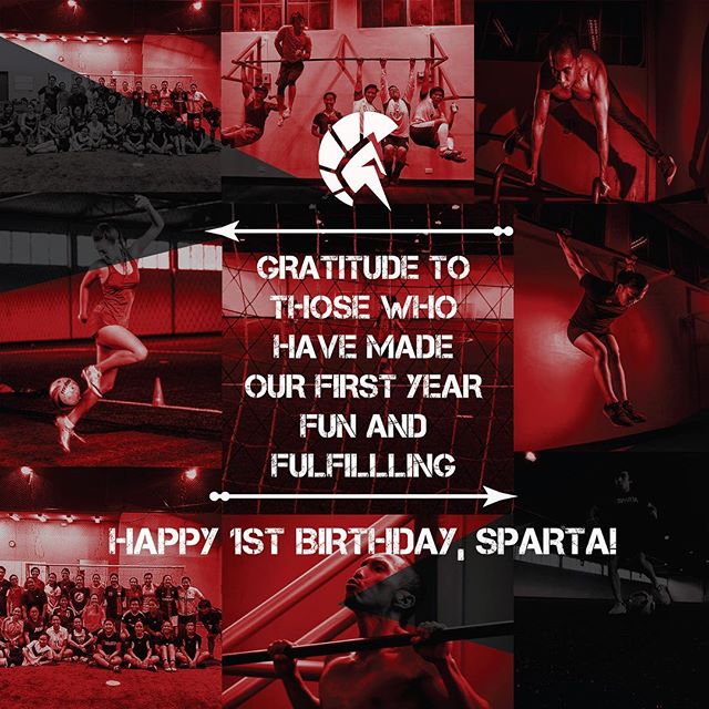 Today is SPARTA's 1st Birthday! Thank you soooo much to everyone that has helped make SPARTA a business worth being in. It has been very exciting serving all of you these past 365 days, and rest assured, we're striving to give you MORE facilities and more fun activities inside our space.We love you all and we hope you allow us to continue to change your lives for the better! Awooooo!!! 🏻️😎⛹🏾🚴🏽🏽🏹🏌 Give us a like if you want MORE SPARTA in your lives! #thisisspartaph #spartanattitude #spartanresolution #webreedchampions
