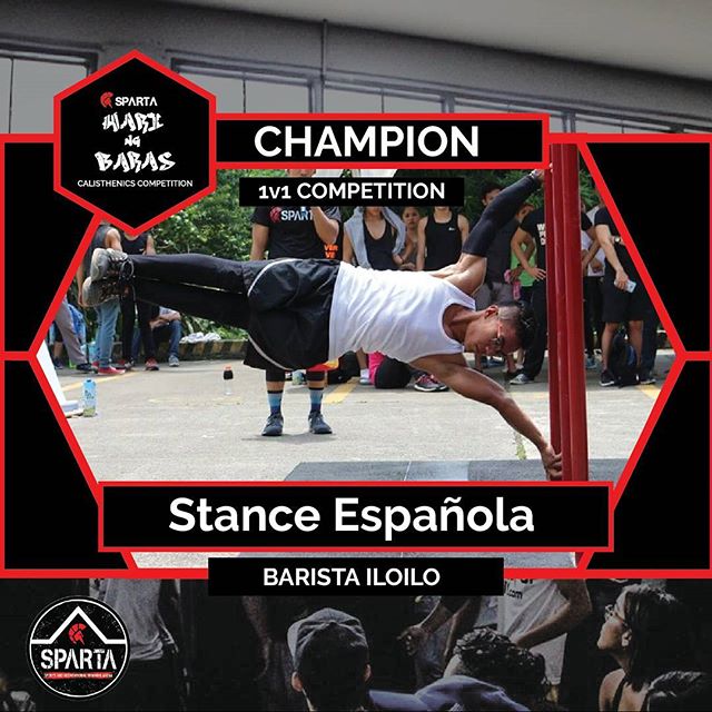 This year's Hari ng Baras is Stance Española from Barista Iloilo! Stance wowed the whole calisthenics community with his insane strength and skill, doing moves that most people only dream of doing. Congratulations Stance and we hope to see more from you in the next battles as you defend your crown! Start your fitness journey with Sparta Calisthenics Academy now! Rates:10 CLASS PASS1500/10 CLASSESKALOS (SPARTAN AESTHETICS)2000/month unlimitedSTHENOS (SPARTAN STRENGTH)3000/month unlimitedKALOS+STHENOS 4000/month unlimitedKALOS+STHENOS+OPEN GYM5000/month unlimitedPERSONAL TRAINING800/sessionWALK IN KALOS or STHENOS 500/sessionWALK IN OPEN GYM200/day#calisthenics #THISISSPARTAPH #HariNgBaras
